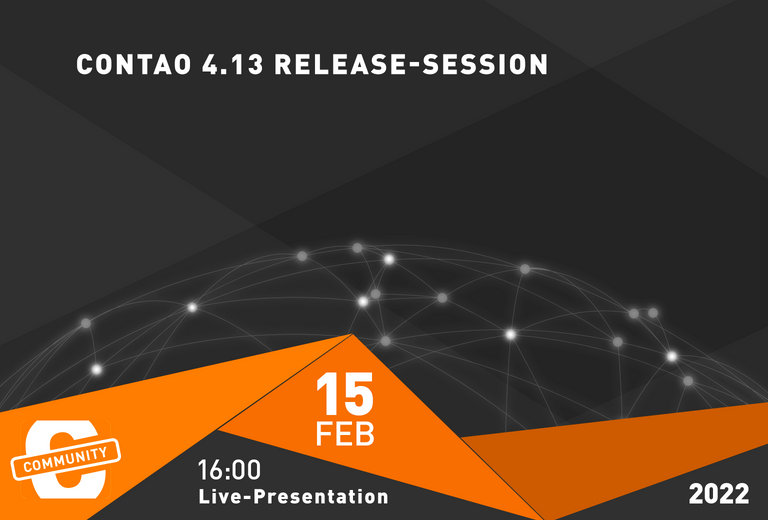 Grafik der Contao 4.13 Release-Party